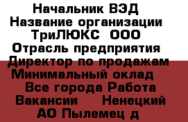 Начальник ВЭД › Название организации ­ ТриЛЮКС, ООО › Отрасль предприятия ­ Директор по продажам › Минимальный оклад ­ 1 - Все города Работа » Вакансии   . Ненецкий АО,Пылемец д.